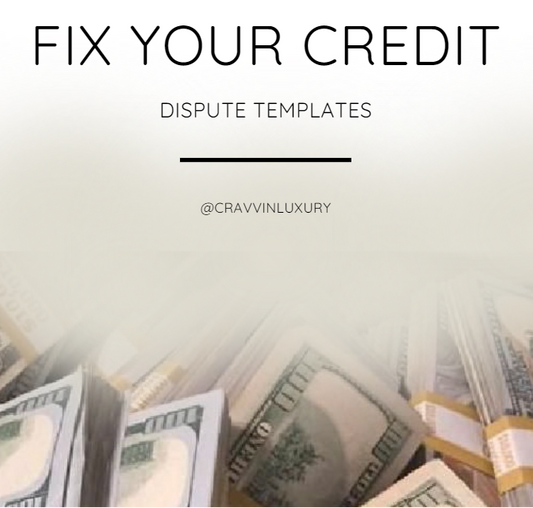 Fix Your Credit _ Dispute Templates